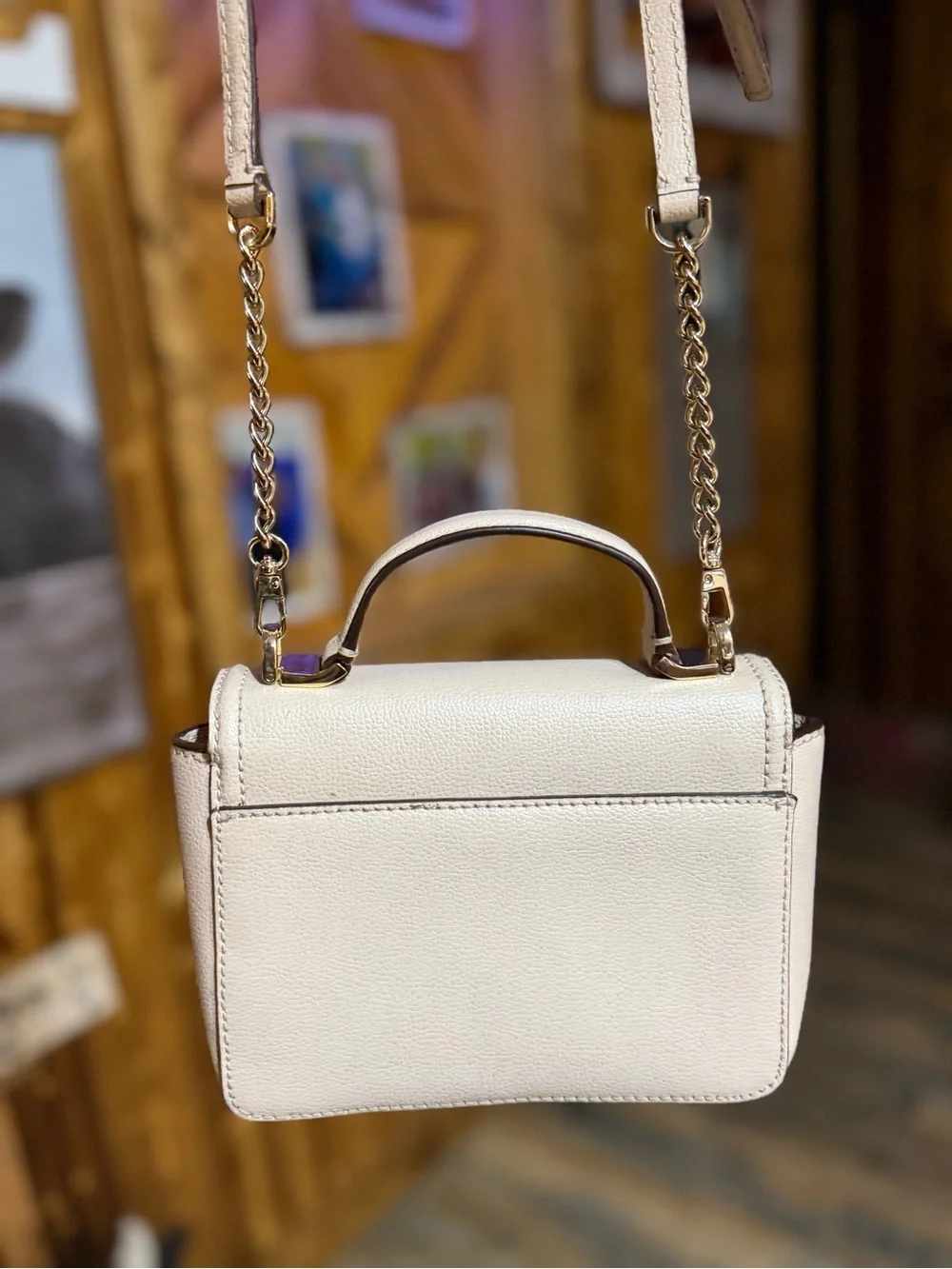 Kate Spade Patterson Drive Maisie Mini Leather Crossbody Taupe